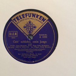 Geh' schlafen, mein Junge / Bei zärtlicher Musik, da kann man herrlich träumen