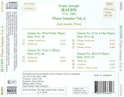Piano Sonatas, Volume 6: Nos. 20 and 30-32