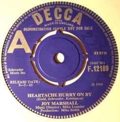 Heartache Hurry on By
