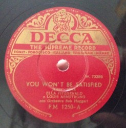 You Won’t Be Satisfied / The Frim Fram Sauce
