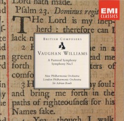 A Pastoral Symphony / Symphony no. 5