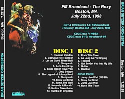 FM Broadcast - The Roxy, Boston, MA, July 22nd, 1998