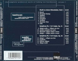 Symphonies Nos. 1 and 2, Musik zu einem Ritterballett