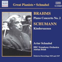 Brahms: Piano Concerto no. 2 / Schumann: Kinderszenen