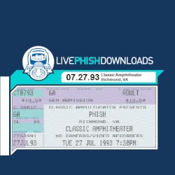 1993-07-27: Classic Amphitheater, Richmond, VA, USA