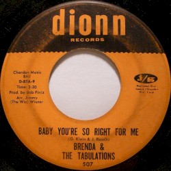 Baby You're So Right for Me / To the One I Love