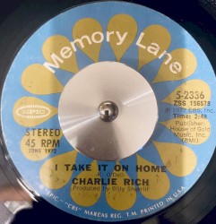 Behind Closed Doors / I Take It on Home
