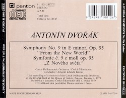 Symphony no. 9 in E minor, op. 95 "From the New World"