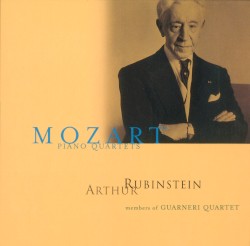 The Rubinstein Collection, Volume 75: Mozart: Piano Quartets, Rondo K. 511