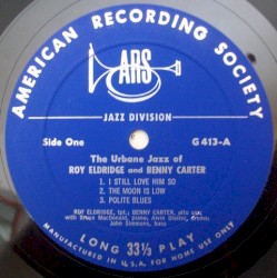 The Urbane Jazz of Roy Eldridge and Benny Carter