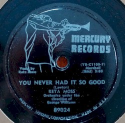 You Never Had It So Good / When Day Is Done