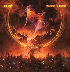 Island In The Red Night Sky