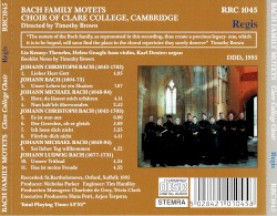Bach Family Motets