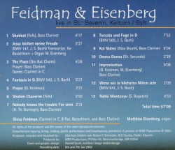 Feidman & Eisenberg live in St. Severin / Sylt