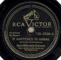 It Happened in Hawaii / Moonlight Cocktail