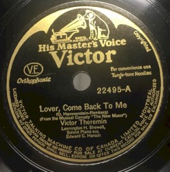 Lover, Come Back To Me / Dancing With Tears In My Eyes