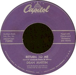 Return to Me / Forgetting You