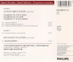 Symphony No. 8; Siegfried-Idyll