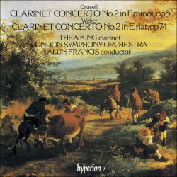 Crusell: Clarinet Concerto no. 2 in F minor, op. 5 / Weber: Clarinet Concerto no. 2 in E flat, op. 74