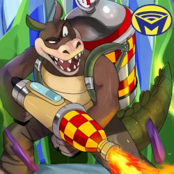 Dingodile (From “Crash Bandicoot: Warped”)
