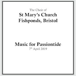 Music for Passiontide 2019