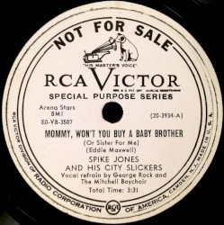 Mommy, Won't You Buy a Baby Brother / Audio Disc for Use in Programming "Mommy, Won't You Buy a Baby Brother"