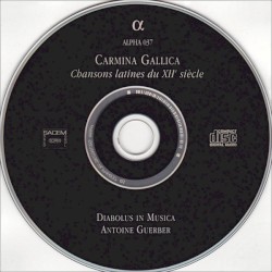 Carmina Gallica: Chansons latines du XIIe siècle