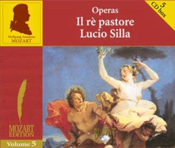 Mozart Edition, Volume 5: Operas: Il rè pastore / Lucio Silla