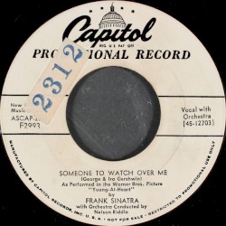 Someone to Watch Over Me / You, My Love