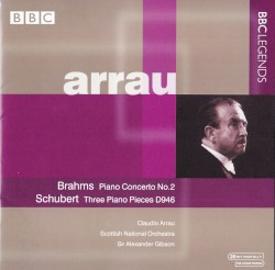 Brahms: Piano Concerto no. 2 / Schubert: Three Piano Pieces D. 946