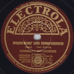 Wochenend' und Sonnenschein / Heut' fahr' ich mit dir in die Natur