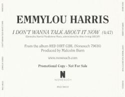 I Don't Want To Talk About It Now