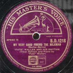 My Very Good Friend the Milkman / Shortnin' Bread