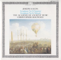 Symphony no. 94 “Surprise” / Symphony no. 96 “Miracle”