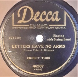 Letters Have No Arms / I'll Take a Back Seat for You