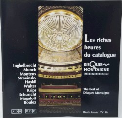 Les riches heures du catalogue Disques montaigne