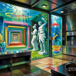 Vortex from 1995 to 2025 (Found at the Back Entrance to the Food Court)