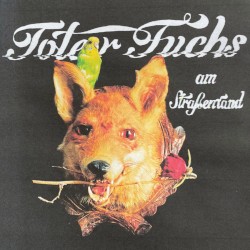 Toter Fuchs am Straßenrand