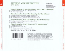 Piano Sonatas Nos. 14, 23, 24 & 26