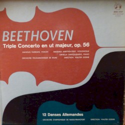 Triple Concerto en Do Majeur, Op. 56 / 12 Danses allemandes