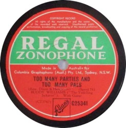 Too Many Parties and Too Many Pals / There’s Another Angel in Heaven