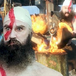 Janky Cosplay Kratos (From Michael Cthulu's Leviathan Axe 2 video)