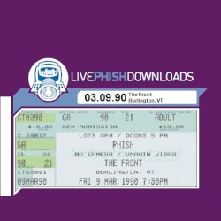 1990-03-09: The Front, Burlington, VT, USA