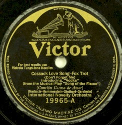 Cossack Love Song / Behind the Clouds