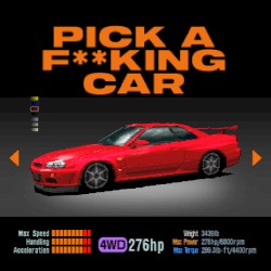 Pick A Fucking Car