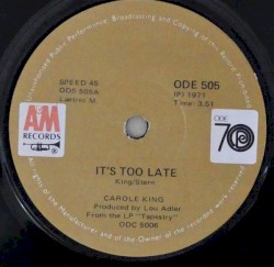 It's Too Late / I Feel the Earth Move