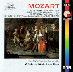 Symphonies nos. 32, 33 & 29