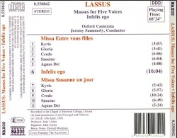 Masses for Five Voices / Infelix Ego