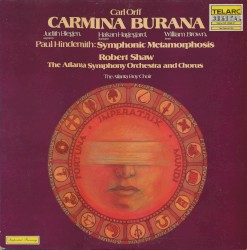 Carl Orff: Carmina Burana / Paul Hindemith: Symphonic Metamorphosis