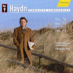 Complete Symphonies, Volume 9: No. 70 / No. 73 "La Chasse" / No. 75
